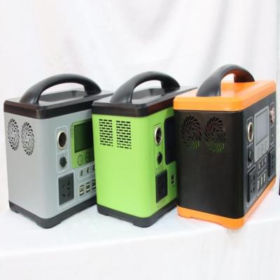 China Outdoor Portable High Power Cigar Lighter Energy Storage 110v 220v 500W 600W Emergency Power Supply for sale