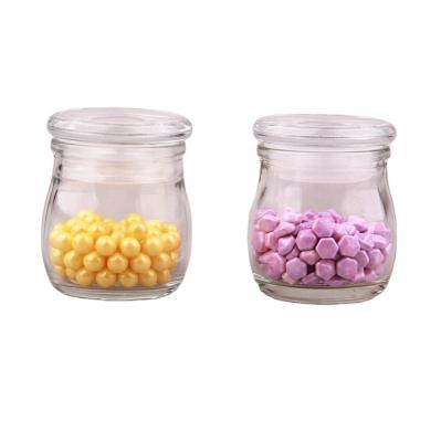 China Lid Glass Pepper And Spice Saffron Jar Wholesale Glass Food Container for sale