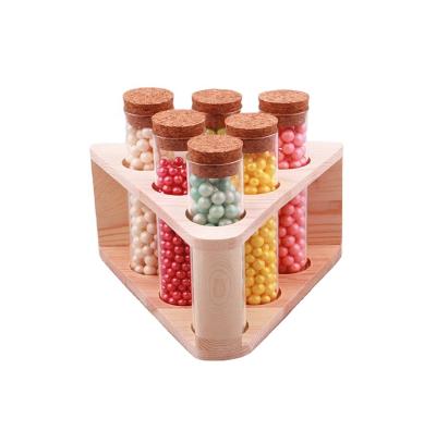 China Freshness Preservation Factory Cheap Price High Borosilicate Glass Tube Bottles Spice Storage Jar Food Containers for sale