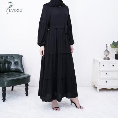 China Other New Soft Chiffon Abaya Muslim Dress Modest Women Islamic Maxi Dresses Turkish Fashion for sale