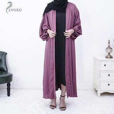 China Other Solid Color 176# Abaya Dubai Muslim Dresses Islamic Clothing Women for sale