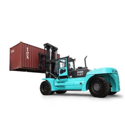 China Factory price comfortable engine diesel forklift from building material stores 30 Ton Diesel Forklift Truck for sale