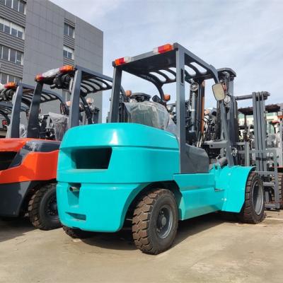 China Construction Material Stores Shelf T-Series Diesel Forklift 3.5ton Small Swing Diesel Forklift With Cheap Price for sale