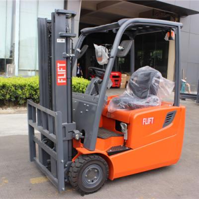 China Building Material Shops FLIFT Forklift 1.6ton 1.8ton 2.0ton 3 Wheel Battery Electric Forklift for sale