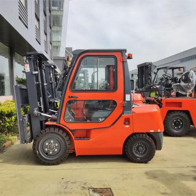 China Building Material Shops Automatic Transmission LPG Type Forklift 5.0 Ton Forklift With Cabin for sale