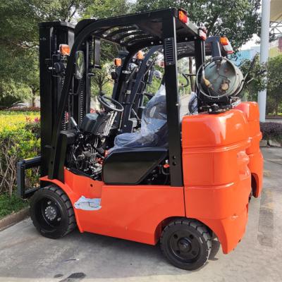 China Internal Material Stores 2.0ton 2.5ton Cushion Tire Forklift LPG Forklift Type for sale