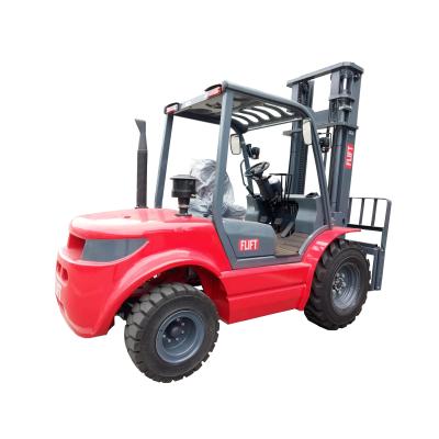 China Construction worksÂ   1.8/2.5ton/3ton/3.5ton FLIFT Rough Terrain Forklift for sale