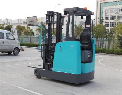 China Building Material Shops 2 Ton FLIFT Seated Reach Electric Truck With Triple Mast for sale