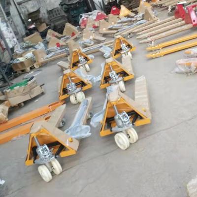 China 2 Ton 2.5ton 3ton 5ton Manual Pallet Jack Pallet Truck Pallet Fold For Sale 1-10T for sale