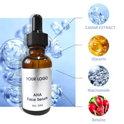 China OEM Private Label Moisturizer Organic Anti-Wrinkle Moisturizing Serum Facial Skin Care With Aha BHA Face Serum for sale