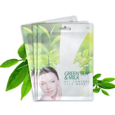 China Green Tea Oil Control Facial Illuminating Mask, Facial Skin Mask, Korea Face Mask Face Mask for sale