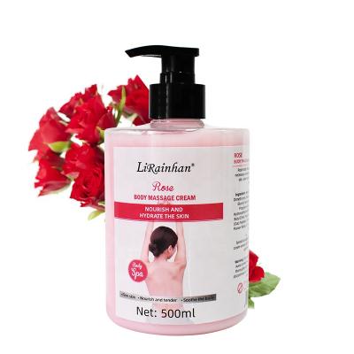 China OEM Private Label Anti Aging Body Care Natural Rose Reliving Massage Cream Mussle Sports Organization Cream Massagem for sale