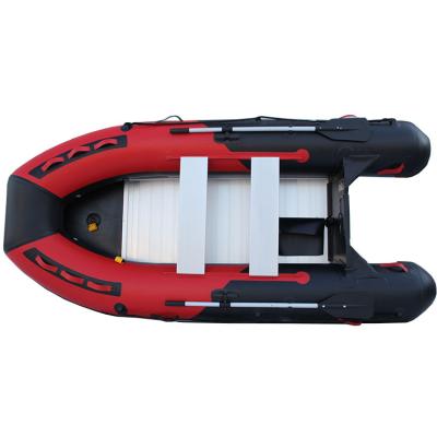 China Wholesale PVC Inflatable Rescue Boats Canoe Pontoon Fishing Aluminum Boat for sale