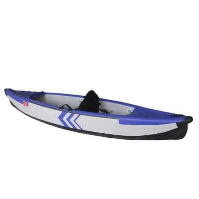 China Fishing Kayak Traveling Kayak 4M Length Sports Boat Folding Kayak One Person Inflatable Canoe Boat Fishing Kayak Boat for sale