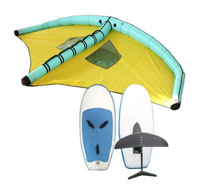 China Lightweight And Durable Drop Boarding Wind Inflatable Aluminum Foil Inflatable Water Game Sup Paddle Board Maker Surfboard Surfboard Surfing Wing for sale