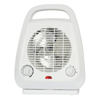 China Wholesale Adjustable Electric Fan Heater Mini Portable Electric Fan Thermostat Fan Heater for sale