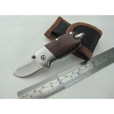 China Knife TOOTH OEM 440 Mini Key Stainless Steel Knife Pocket Folding Knife Gift Camping Knife for sale