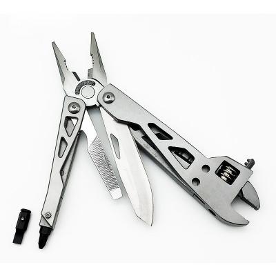 China Unrated Stainless Steel Cutting Pliers Adjustable Multi-Tool Wrench With Knife And Screwdriver Equipment for sale