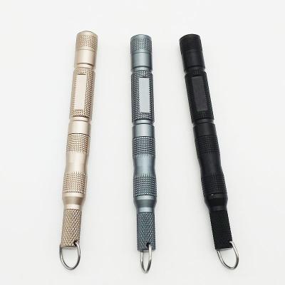 China Magnesium TOOTH Tactical Pen Self-Defense Pen Small with Compass and Flintstones for sale