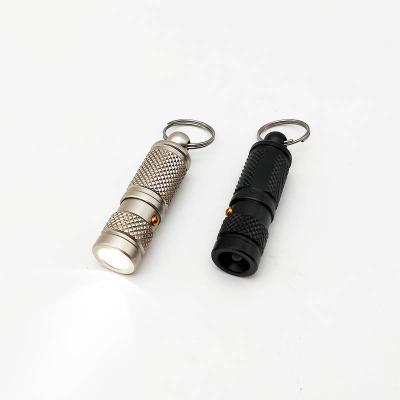 China COG Logo Projector Metal Aluminum Mini Camping Promotional Advertising Led Flashlight With Key Chain for sale