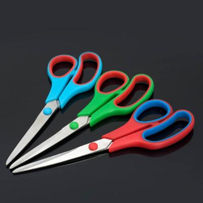 China TOOTH Wholesales Rubber Shear Cutting Shears Kids Right Handed Scissors for sale