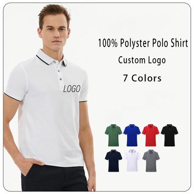 China QUICK DRY Polo Shirts in White 100% Plain Wear Polo Shirt Polo Shirt Polo Shirt Golf Men's Custom Soft Quick Dry Sports for sale