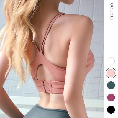 China 2020 JALOFUN Breathable Customized High Breathable Ladies Gym Fitness Sports Bra Sexy Adjustable Printing Women for sale