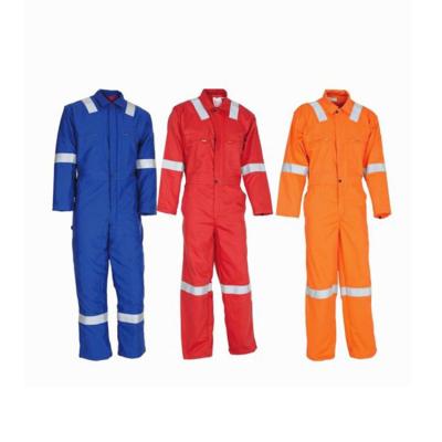 China Cotton Reflective Brand Suit Coverall Safety Clothing Working Uniform Construction Work Clothes for sale