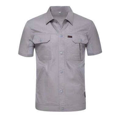 China Polyester Work Uniform Cheap Polo Shirt Work Wear Breathable Working Uniform for sale