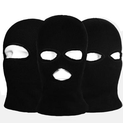 China Wholesale JOINT Outdoor Custom Logo Sniper Strip Warm Winter Motorcycle Face Ski Mask Thin 3 Hole for sale