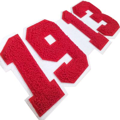 China Viable In Stock 1913 Sorority Embroidery Patch Laser Cut To Sew On Chinelle Patch Chenille for sale