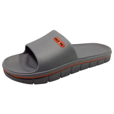 China Soft Anti-skid Indoor Eva Slipper Message Sender Bathroom Slide Sandal Customized Slide Sandals for sale