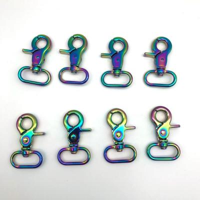 China Metal In Stock Low Price Metal Swivel Snap Trigger Snap Hook Rainbow Wholesale Snap Hook for sale