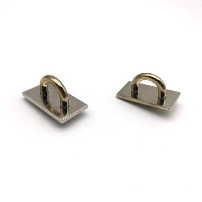 China Metal Arch Bridge Zinc Alloy Buckle for Handle Strap Connector Hardware Handle Linker with Bags for sale