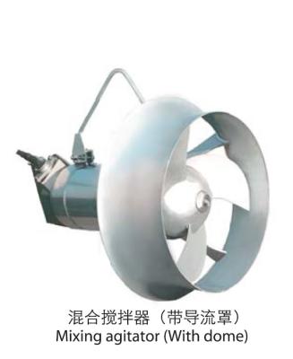 China Wastewater Treatment Plant Submersible Mixer Propeller Electrical Motor for sale