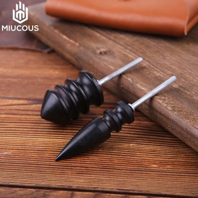 China Handy Wood Edge Leather Burnisher Smooth Grooves Leather Tools Leather Burnishing Tool for sale