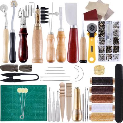 China Professional leather tools diy leather handmade leather tools leather tool kit work for sale