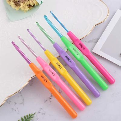 China MGZ-74 Hot Sale Knitting 6 Pcs Knit Hooks Knitting Tools Crochet Hooks Aluminum Set for sale