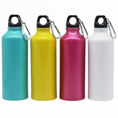 China PORTABLE Wholesale Aluminum Water Bottle Sublimation Sports Factory Promotion Bpa Free Bottle 500ml Sports Aluminum Drinking Water Bottle for sale