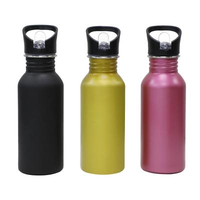 China 500ML Huahong Stainless Steel Sustainable Single Wall Water Bottle For School And Climbing for sale