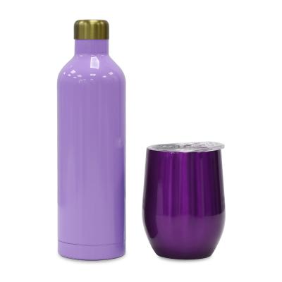 China Business Hua hong stainless steel wine tumbler with lid for sale