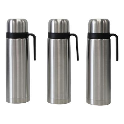 China PORTABLE Promotional Gift Double Wall 1L Stainless Steel Travel Thermos Fashion Coffee Pot for sale