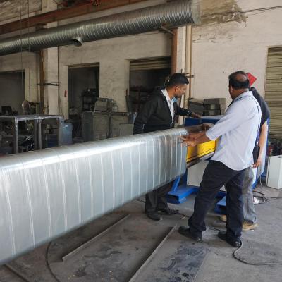 China Energy Supply Pipe Spiral Pipe Ovalizer Ovalizer Conduit Forming Machine for sale