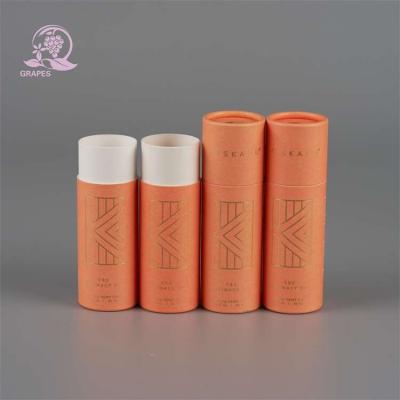 China Biodegradable Custom Tube Cardboard Lip Balm Stick Tubes T-Shirt Packaging for sale