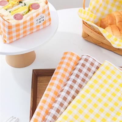 China Waterproof Custom Logo Printing Hamburger Wrapping Waxed Tissue Paper Sandwich Wrapping Shawarma Food Grade Waxed Paper for sale