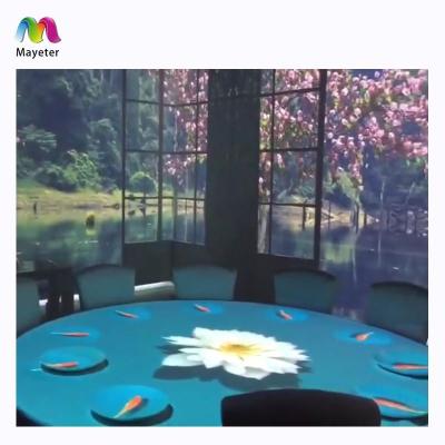 China Metal Shell Popular Immersive Restaurant Dining Experience Immersive Holographic Projection With System for sale