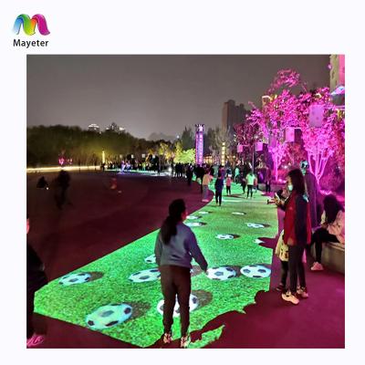 China 100+ Interactive Projector Lamp With Software / AR System Holographic Interactive Game 3D Hologram Floor Projector for sale