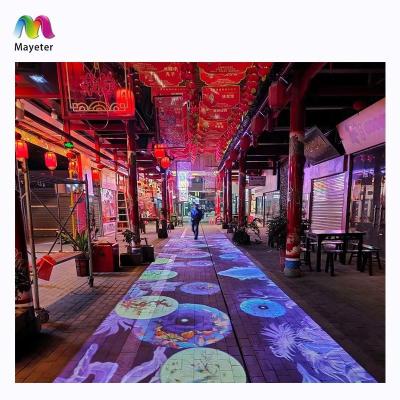 China Outdoor Metal Shell High Quality 3d Hologram Projector Floor Projector Customized Supported for sale