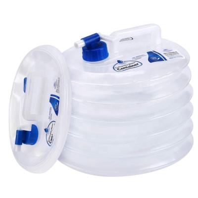 China Water / Outdoor PE / Camping Hiking Camping Outdoor Collapsible Water Container Water Carrier for sale