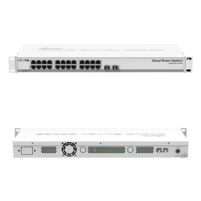 China Zwei SFP+-Hafen Datacom-Schalter SwOS trieben 24 Port-Gigabit Ethernet-Schalter an zu verkaufen